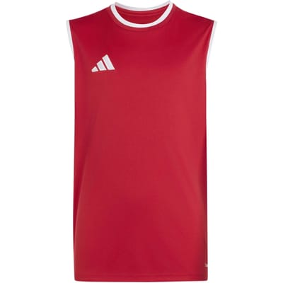 adidas T-shirt Entrada 26 Sleeveless Jersey Rood - Maat 128cm