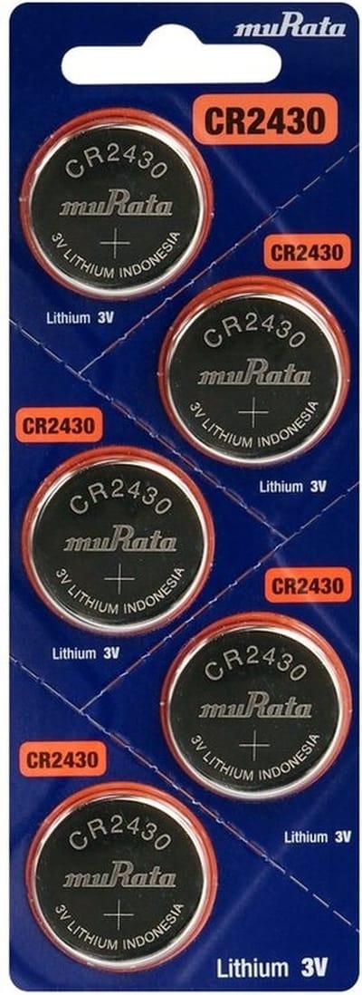 Murata CR2430 Knoopcel batterijen 5 stuks