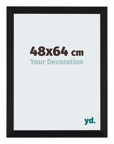 Your Decoration - Fotolijst 48x64 cm - MDF - Zwart Mat - Catania