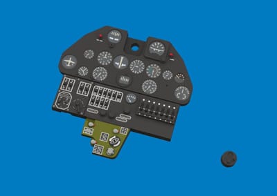 Eduard Modelbouwpakket - 644351 LÖÖK voor Curtiss P-40K Accessoires set - 1:48 - Modelbouw