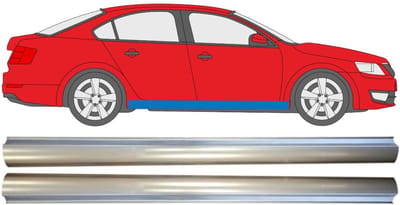 Reparatie dorpel onderste deel voor Skoda Octavia III 2013-2020 / Links + Rechts