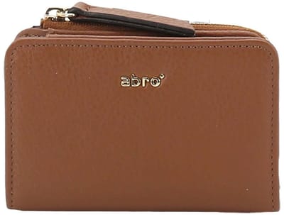 abro portemonnee Leather Dalia Wallet Caramel / Cognac bruine