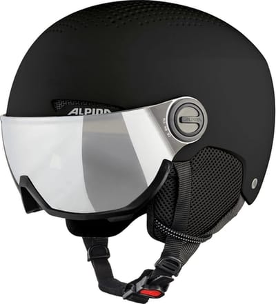 Alpina Snow Arber Visor Helm Met Vizier Zwart S-M