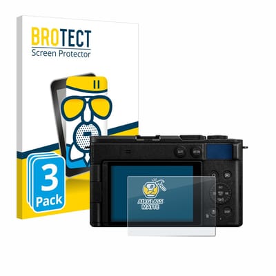 BROTECT - Screenprotector voor Panasonic Lumix DC-S9 - Folie Beschermfolie Beschermglas matte 3 Stuks
