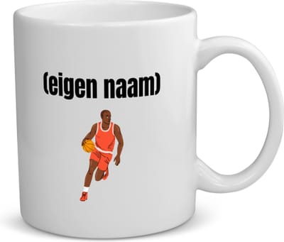 Akyol - basketbal man met eigen naam koffiemok - theemok - Basketbal - iemand die op basketbal zit - sport - bal - wedstrijdsport - verjaardag cadeau - kado - 350 ML inhoud