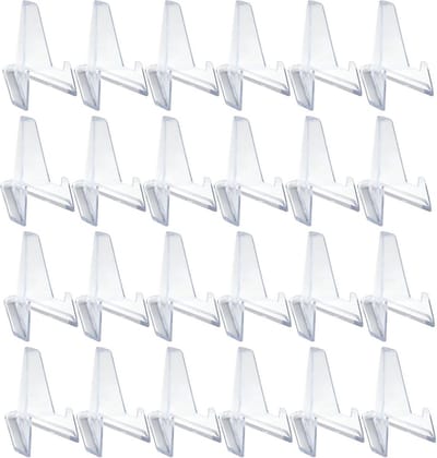24 Stuks Transparante Acryl Standaards voor Munten, Medailles en Verzamelaarsitems