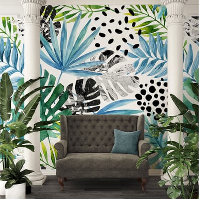 Fotobehang PalmsLeaf2 DD115640 A.S. Création XXL 5 | Goedkoop fotobehang