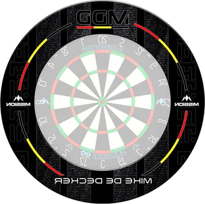 Dartbord Surround - Dartring Bescherming - Dartspel Beschermen - Heavy Duty Materiaal - One Size - Zwart