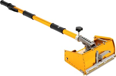 Afwerktroffel Gipsplaten - Platte Troffel Box - Muren Afwerken - Grote Kittbox Capaciteit - 90-150 cm - Geel