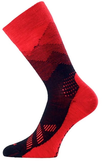 Lasting Fwo 393 Half Crewsokken Rood EU 38-41 Man,Vrouw