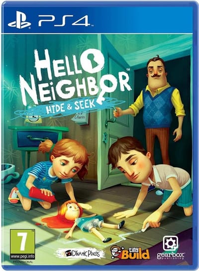 Gearbox Hello Neighbor : Hide and Seek Standaard Duits, Engels, Vereenvoudigd Chinees, Koreaans, Spaans, Frans, Italiaans, Japans, Portugees, Russisch PlayStation 4