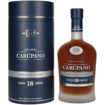 Ron Carúpano Ron Añejo Carúpano Reserva 18 Limitada 40% Vol. 0,7l in geschenkverpakking
