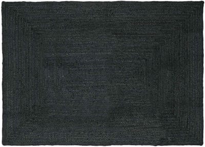 vidaXL - Gebied - Tapijt - Donkergrijs - 160 - x - 230 - cm - Jute