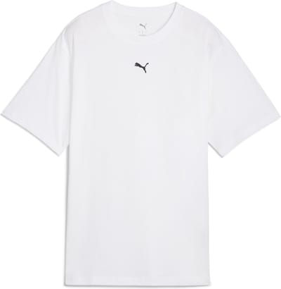 PUMA ESS Relaxed Tee Dames T-shirt - PUMA White