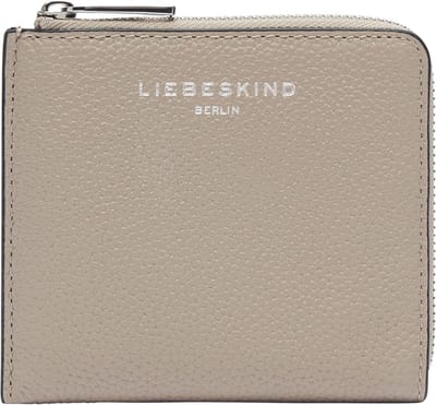 LIEBESKIND BERLIN Leren Portemonnee Paris 4 Small Pebble Nino Wallet Stone Taupe