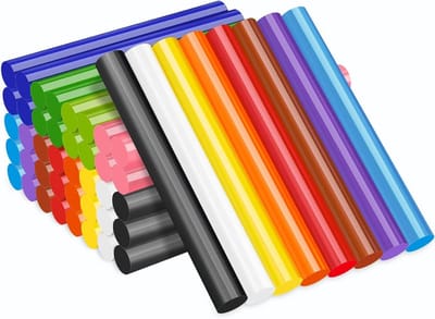 Lijm Sticks - Kleurrijke Lijm - Knutselen en Repareren - Sterke Hechting - 48 Stuks - Meerkleurig