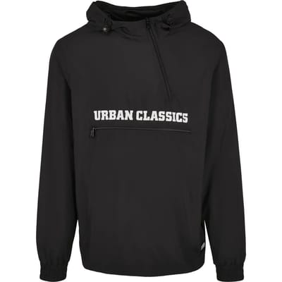 Urban Classics - Commuter Pullover Jas - L - Zwart