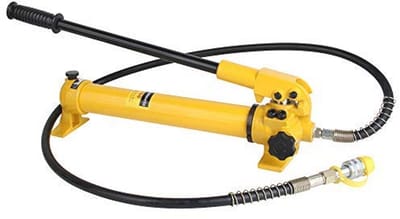 Hydraulische handpomp 700 Bar voor 4- en 10 ton cilinders