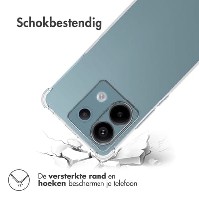 imoshion Hoesje - Geschikt voor Xiaomi Redmi Note 13 Pro (5G) / Xiaomi Poco X6 - Shockproof Case - Transparant
