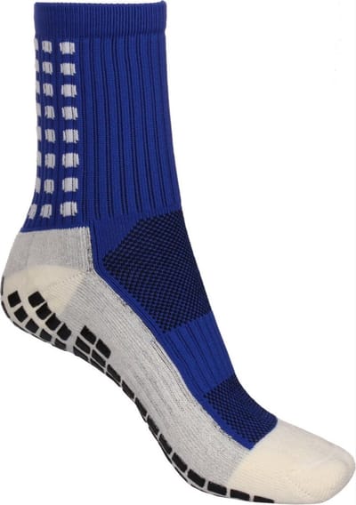 Scoby - Sportsokken met Grip - Gripsokken - Anti-slip Sokken - Ondersteunend - Sportsokken - Support Socks - Maat 39/45 - Blauw