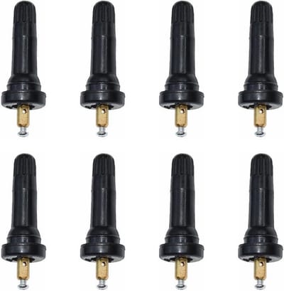 Allecto Plus - Set van 8 universele rubberen ventielvervangingen voor TPMS-sensor - Voor bandenspanningscontrolesysteem auto's