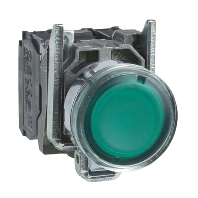 Schneider Electric XB4 Verlichte Groene Drukknop 250V - XB4BW3365