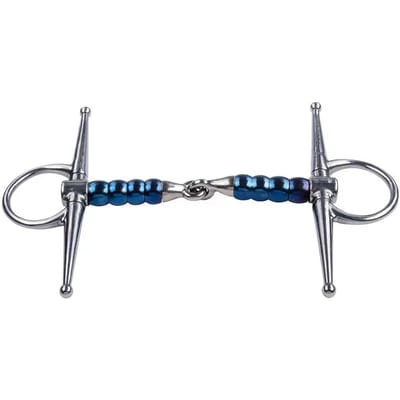 Naaldbit voor paarden Trust Sweet Iron Full Cheek Cherry Roller 16