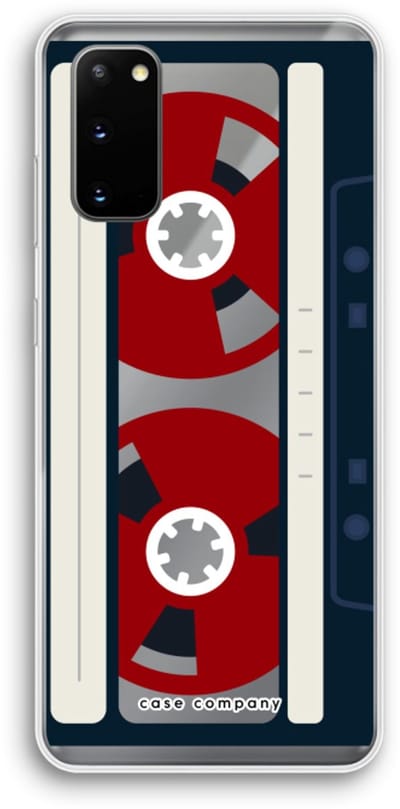 Case Company® - Hoesje geschikt voor Samsung Galaxy S20 hoesje - Here's your tape - Soft Cover Telefoonhoesje - Bescherming aan alle Kanten en Schermrand