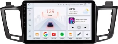 Autoradio met bluetooth - Carplay - Voor Toyota RAV4 (2013-2017) - Geschikt voor Apple en Android - Stereo - Navigatie - Navigatiesysteem auto - 4GB 32GB