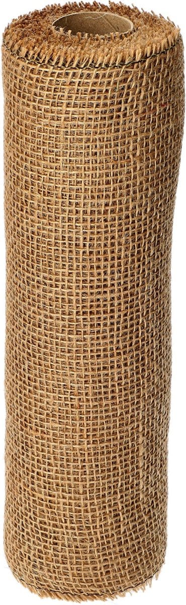 Jutestof 30 cm / 5 m - Jute band voor plantenbescherming - cadeauverpakking