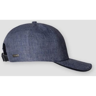 Eton Cap Luxury Faux-Uni Linnen Six Panel Navy / male
