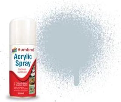 Humbrol Hobbyverf Acrylverf - #27003 Polished Steel metalcote - Acryl spray Verf spuitbus - 150 ml