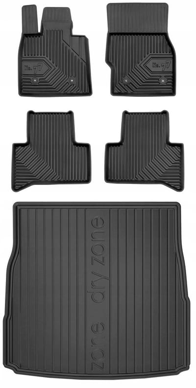 FROGUM Line 77 & DryZone – Automatten en Kofferbakmat – Alfa Romeo Stelvio 2016– – Perfecte Pasvorm – Geurloos TPE