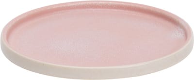 Palmer - Coco - Bord - ø 19 cm - Roze - Porselein - Ontbijtbord