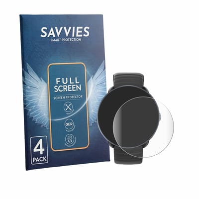 Savvies - Screenprotector voor Parsonver PSSW9 - Folie Beschermfolie transparant volledig dekking 4 Stuks