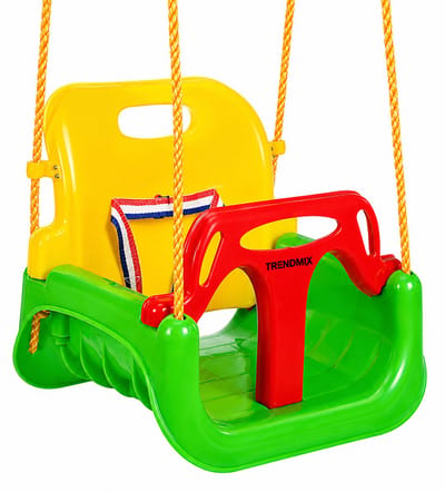 Trendmix Babyschommel 3-in-1 – Baby Schommel & Schommelzitje – Meegroei Kinderschommel voor Binnen & Buiten – Groen