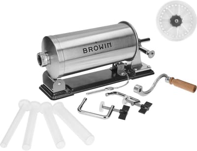 Handmatige Horizontale Worstmachine - Roestvrij Staal, 2,5 kg Capaciteit