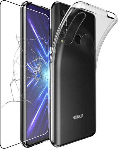 ebestStar - Hoes geschikt voor Honor 9X, 9X Pro, Back Cover, Beschermhoes anti-luchtbellen hoesje, Transparant + Gehard Glas