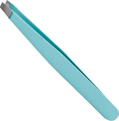 Epileerpincet Blauw - Professionele Pincet - Precisie Ontharen - Afgeschuinde Punt - 10 x 6 x 1 cm