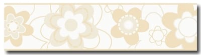 BEHANGRAND RETRO BLOEMEN