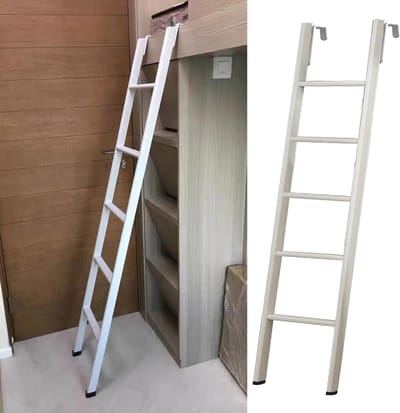 Stapelbedladder - Bedladder - Veilig Slapen - Robuust en Stabiel - 160 cm - Wit