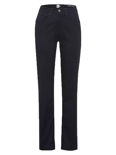 Body fit recht broek van lyocell-mix met aandeel van modal en katoen model 'CAROLA'