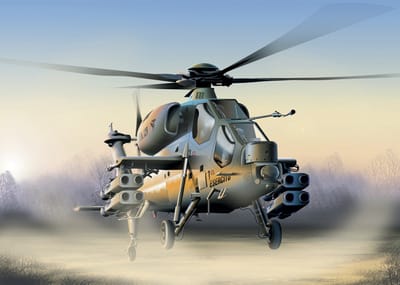 Italeri Modelbouwpakket Militaire voertuigen - 0006 A-129 Mangusta Plastic - 1:72 - Modelbouw