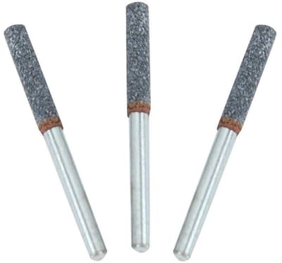 3 stks 4mm 5/32 inch braam slijpsteen vijl, kettingzaag puntenslijper braam steen vijl, kettingzaag puntenslijper voor roterende tool
