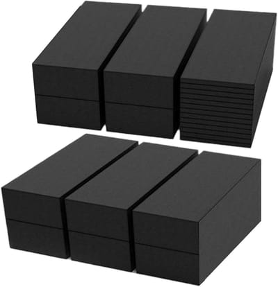 Hoofdbeschermers - Muurkussens - Geluidsreductie - Veelzijdige instelling - 23 stuks - Zwart
