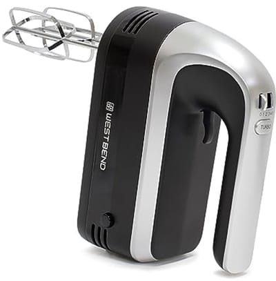 Handmixer met staafmixer en 6 snelheden - Ergonomische 250W handmixer met opbergkoffer