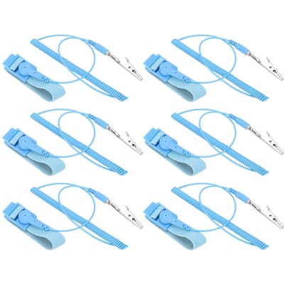 10 stuks 1.8Mx2.0MM Antistatische Armband Aarding Elektrostatische Ontlading Polsband white