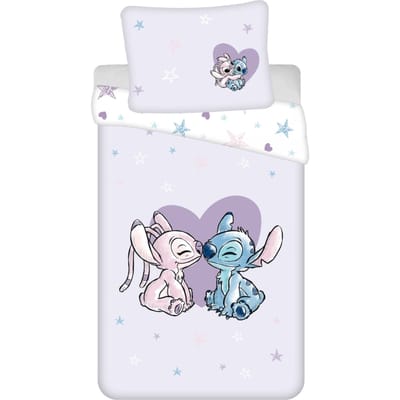 Lilo en Stitch dekbedovertrek Heart 140 x 200 cm - 70 x 90 cm - katoen