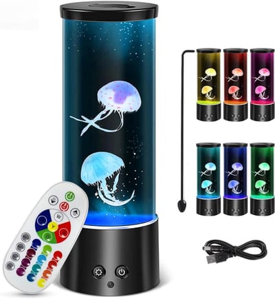 MRKK® Kwallen Lamp - Jellyfish Lavalamp - Nachtlampje