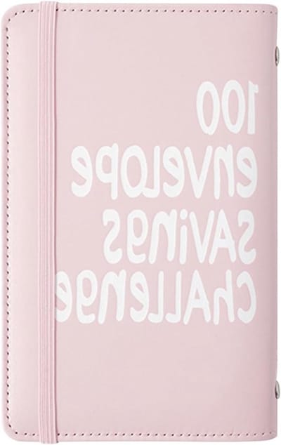 Geld Bespaar Uitdaging - Budget Binder - Geld Beheer - 100 Dagen Systeem - 100 Enveloppen - Roze